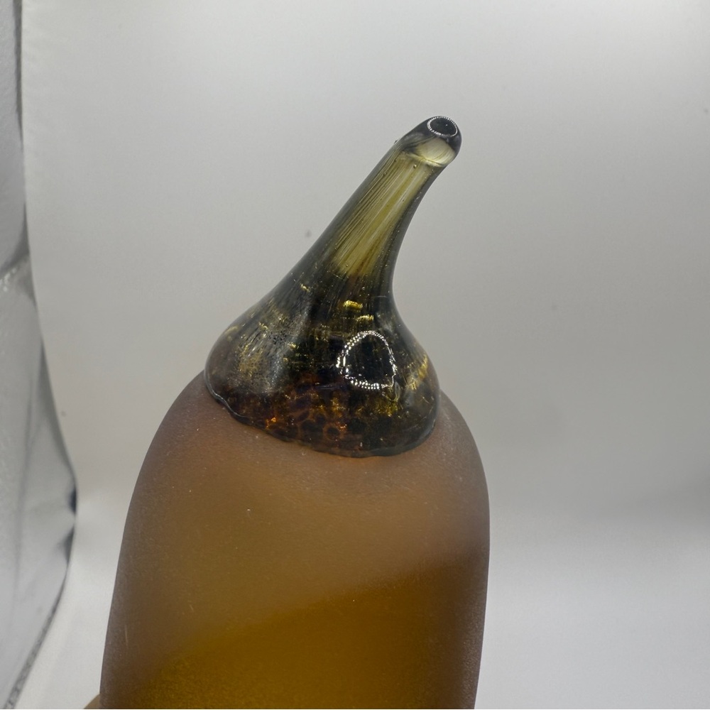 Elegant Glass Pear Sculpture Set - Amber and rust

Art deco - Picture 4 of 8